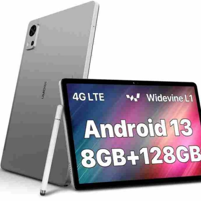 UMIDIGI G5 TAB: Tablet Android 13 da 10.1 Pollici con Penna, 8GB RAM, 128GB ROM, Batteria 6000mAh e Fotocamere Potenti