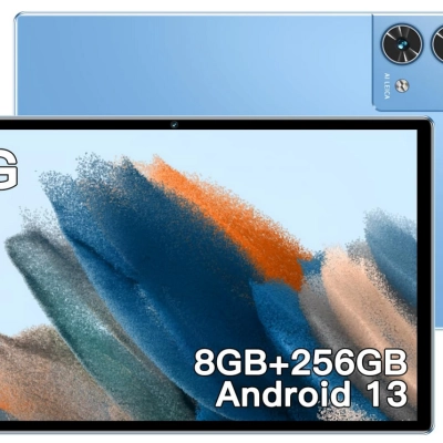 JIASEN S30 Pro Tablet 10 Pollici: Android 13, 8GB+256GB, Fotocamera 24MP+13MP, Batteria 8000mAh