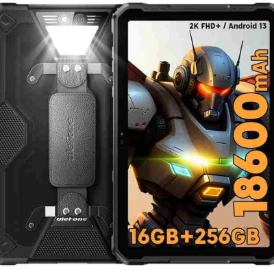 Ulefone Armor Pad 2 Tablet 11 Pollici Impermeabile: Android 13, 16GB+256GB, Batteria 18600mAh, Fotocamera 48MP+16MP