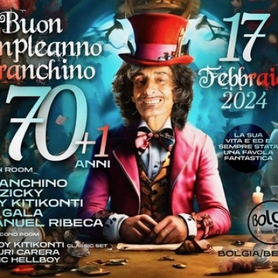 17/02 Buon Compleanno Franchino 70 + 1 anni fa ballare Bolgia - Bergamo 