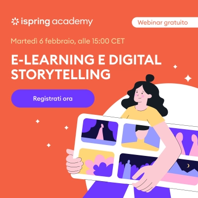 Webinar gratuito: E-learning e digital storytelling 