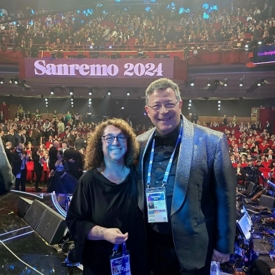  Vitaliano Gallo e Cristina Noris al  Festival di SanRemo 74° Edizione 2024