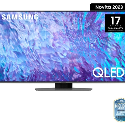 Samsung TV QE50Q80CATXZT QLED 4K: 50 pollici di pura magia con Neural Quantum Processor, Direct Full Array e Dolby Atmos