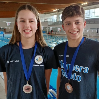 Due medaglie per la Chimera Nuoto al Campionato Regionale di Fondo