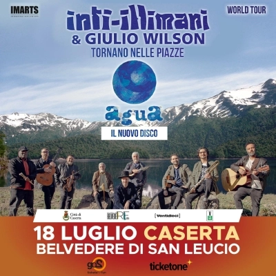 Inti-Illimani e Giulio Wilson in concerto al Belvedere di San Leucio