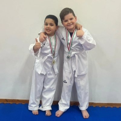 Vincenzo Russo e Alfredo Calamaro medaglie d’oro ai campionati interregionali di Taekwondo