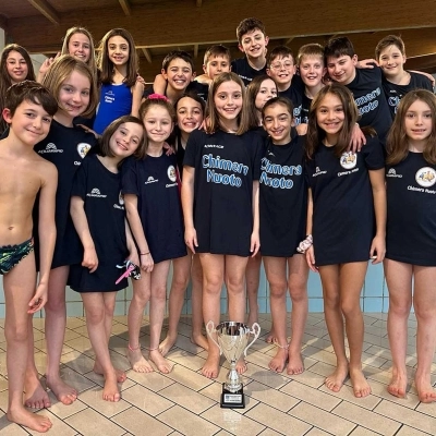 La Chimera Nuoto è sesta nel Campionato Regionale Esordienti B