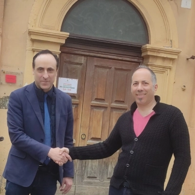 Marco Zoppini (IdD) firma l'accettazione di candidatura a sindaco di Palestrina