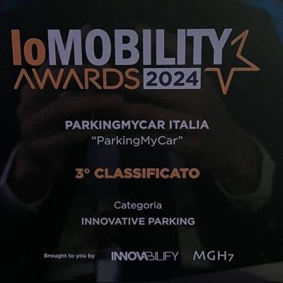 Mobiiltà, ParkingMyCar sul podio degli IoMOBILITY Awards