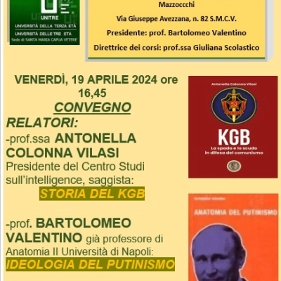 Convegno di Antonella Colonna Vilasi: L'intelligence ed il KGB