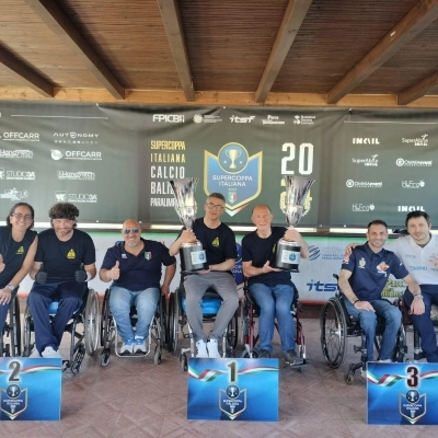 Gabutti e Bonvissuto vincono la Supercoppa Italiana di calcio balilla paralimpico