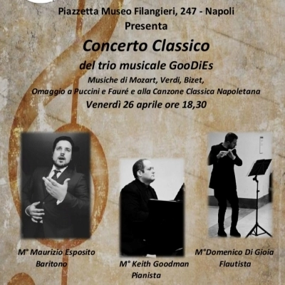 CONCERTO CLASSICO - Trio Musicale GOODIES (Maestri Goodman, Di Gioia, Esposito)