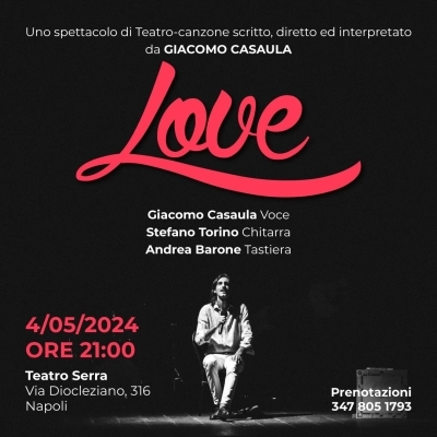 “Love” il nuovo progetto di Casaula debutta al Teatro Serra 