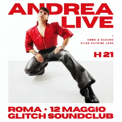 ANDREA LIVE: il primo club del cantautore pop ANDREA