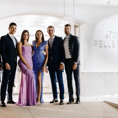 L'Atelier Pellecchia presenta la collezione 2024 di abiti da sposo uomo e cerimonia uomo e donna domenica 5 maggio con una esclusiva sfilata open air