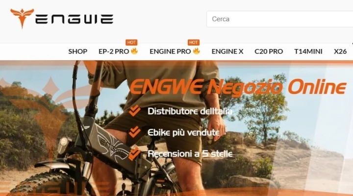 engwe.it per comprare le bici elettriche migliori e più economiche