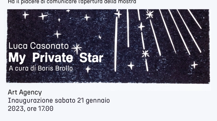 My Private Star di Luca Casonato in mostra all'Art Agency di Portogruaro dal 21 gennaio al 10 febbraio 2023