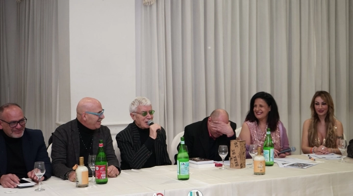 Don Backy orgoglioso di presenziare alla conferenza del Napoli Cinema Festival  II edizione 