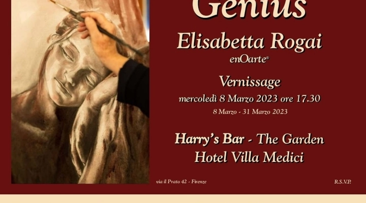 GENIUS di Elisabetta Rogai  all'Harry's Bar the Garden di Villa Medici