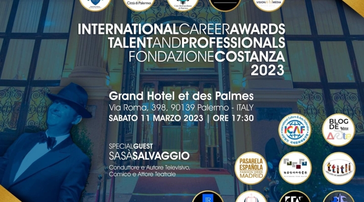 A Palermo l’International Career Awards a cura della Fondazione Costanza