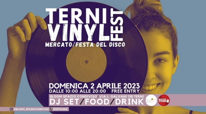 Aprile a Terni: tutto pronto per la terza edizione del Terni Vinyl Fest 