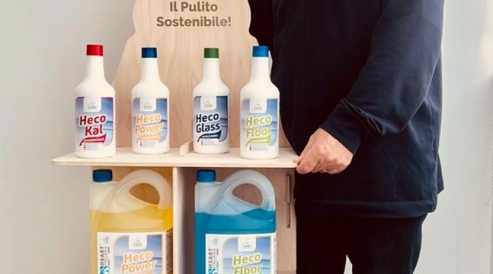 Heart Italiana punta sulla sostenibilità: l’unica azienda lucana che produce detergenti Ecolabel UE