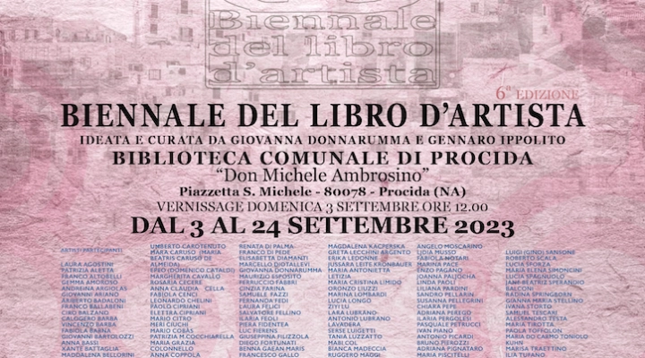Biennale del libro d’Artista – 6ªedizione – Procida – Biblioteca Comunale “Don Michele Ambrosino”