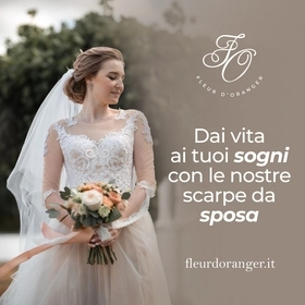 Il Fascino Italiano di Fleur D'Oranger Scarpe da Sposa di Alta Qualità