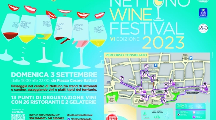 A Nettuno é di scena la sesta edizione del Wine Festival