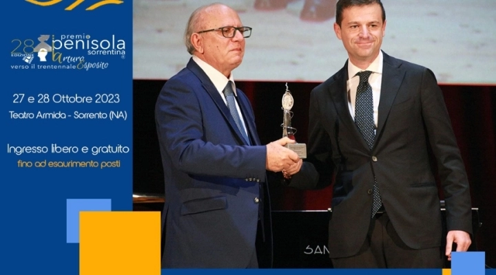 “Il viaggio di una bella storia italiana”, il 27 ottobre al premio penisola sorrentina protagonista Giffoni