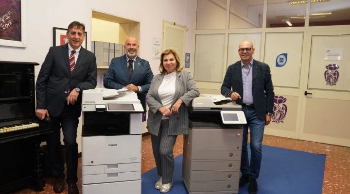 Giovani e digitale: la fondazione Aidr ha concluso la donazione di stampanti Canon alle scuole partecipanti alla Festa dell'Europa