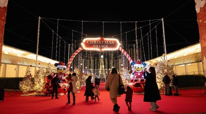 Napoli, inaugurato il Christmas Village alla Mostra d'Oltremare
