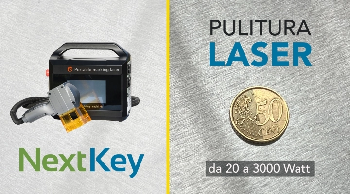 Pulitori laser portatili per i metalli NextKey srl Brescia