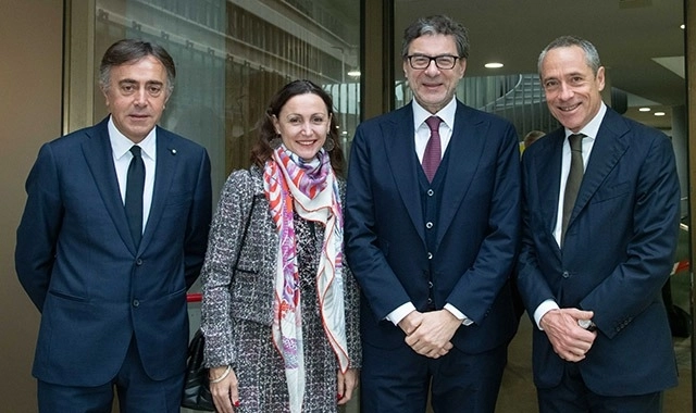 Servizi finanziari digitali: il ministro dell’economia Giancarlo Giorgetti ha fatto visita alla sede centrale di Poste Italiane