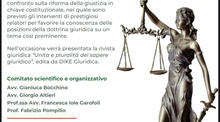 Unità e pluralità del sapere giuridico nelle prospettive di riforma costituzionali