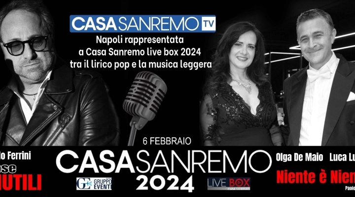 Napoli in musica a Casa Sanremo 2024