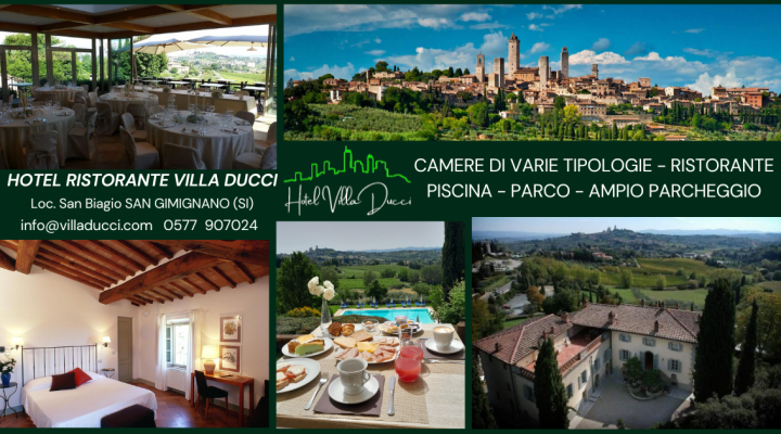 Hotel Villa Ducci a San Gimignano, una storia che inizia nel Medioevo 