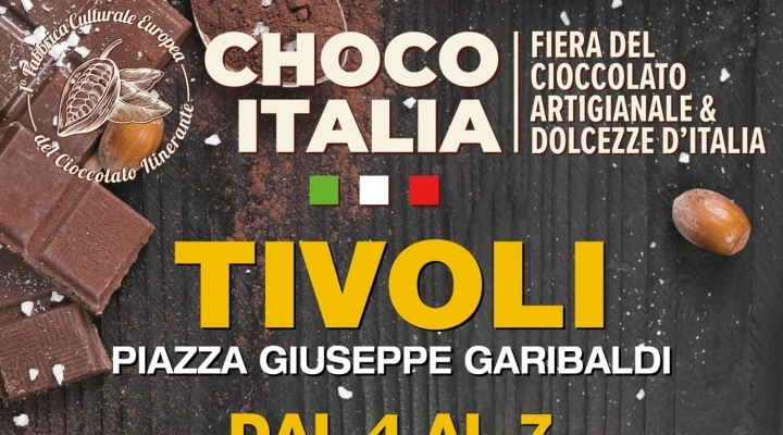 Choco Italia a Tivoli per festeggiare  la fondazione della città