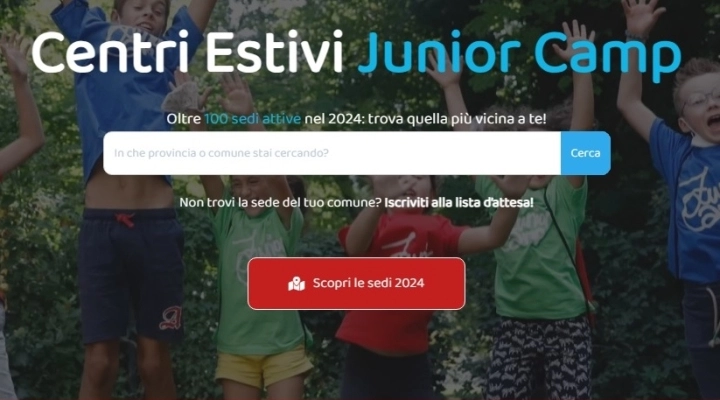 Centri estivi 2024 Junior Camp: per diventare grandi insieme